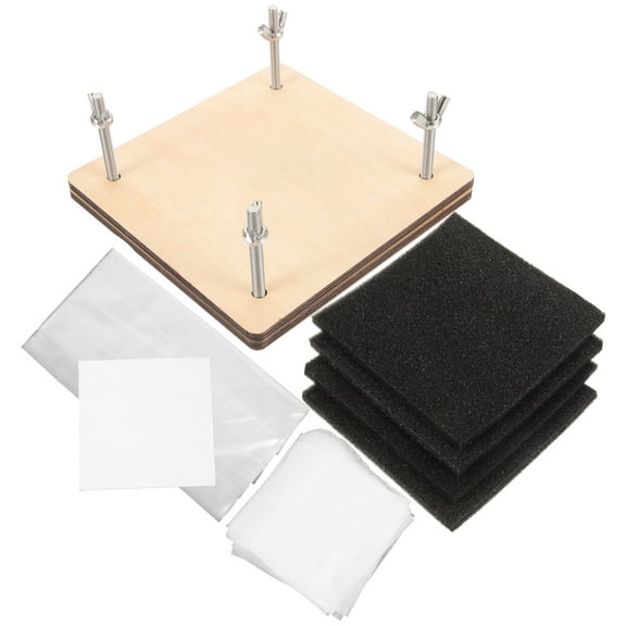 DIY Flower Press Kit with Wood Plates for Crafts and Decoration Assorted Color 1 Set