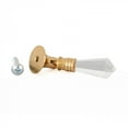 thumbnail image 6 of 4 Cabinet Pulls Clear Acrylic Drop 3/4" D Backplate Renovator's Supply, 6 of 7