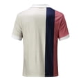 thumbnail image 5 of yievot Chemises pour Hommes Mode Personnalité Décontracté Ajusté T-Shirt à Manches Courtes Imprimé Quart de Fermeture Éclair T Court Col Rabattu Chemise, 5 of 5