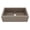 Concrete, variant on Karran Farmhouse/Apron-Front Quartz Composite 34 in. Single Bowl Kitchen Sink in Brown