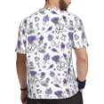 thumbnail image 2 of Rocae Lavender Bicycle for Men's Mesh Quick-Dry Short Sleeve Workout T-Shirt,Mens Crew Neck Tee Lightweight Soft Classic T Shirts Medium, 2 of 9