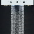 thumbnail image 5 of Brushed Gold 49*35cm Shower Head with LED Rain Stainless Steel Bathroom Shower Set, 5 of 9