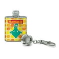 thumbnail image 2 of Namaste Gumby - Yoga Meditation Stainless Steel 1oz Mini Flask Key Chain, 2 of 4