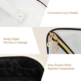 thumbnail image 5 of FORMRS Makeup Bag Travel Cosmetic Organizer for Women Fold Flat Zipper Pouch with Handle, Black Cute Cat, 5 of 8