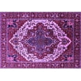 thumbnail image 1 of Ahgly Company Indoor Rectangle Oriental Purple Industrial Area Rugs, 3' x 5', 1 of 4