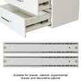 thumbnail image 1 of Guía deslizante para gabinete, 2 piezas/juego de mini guías deslizantes lisas de aluminio para cajones, estándares líderes en la industria, 1 of 8