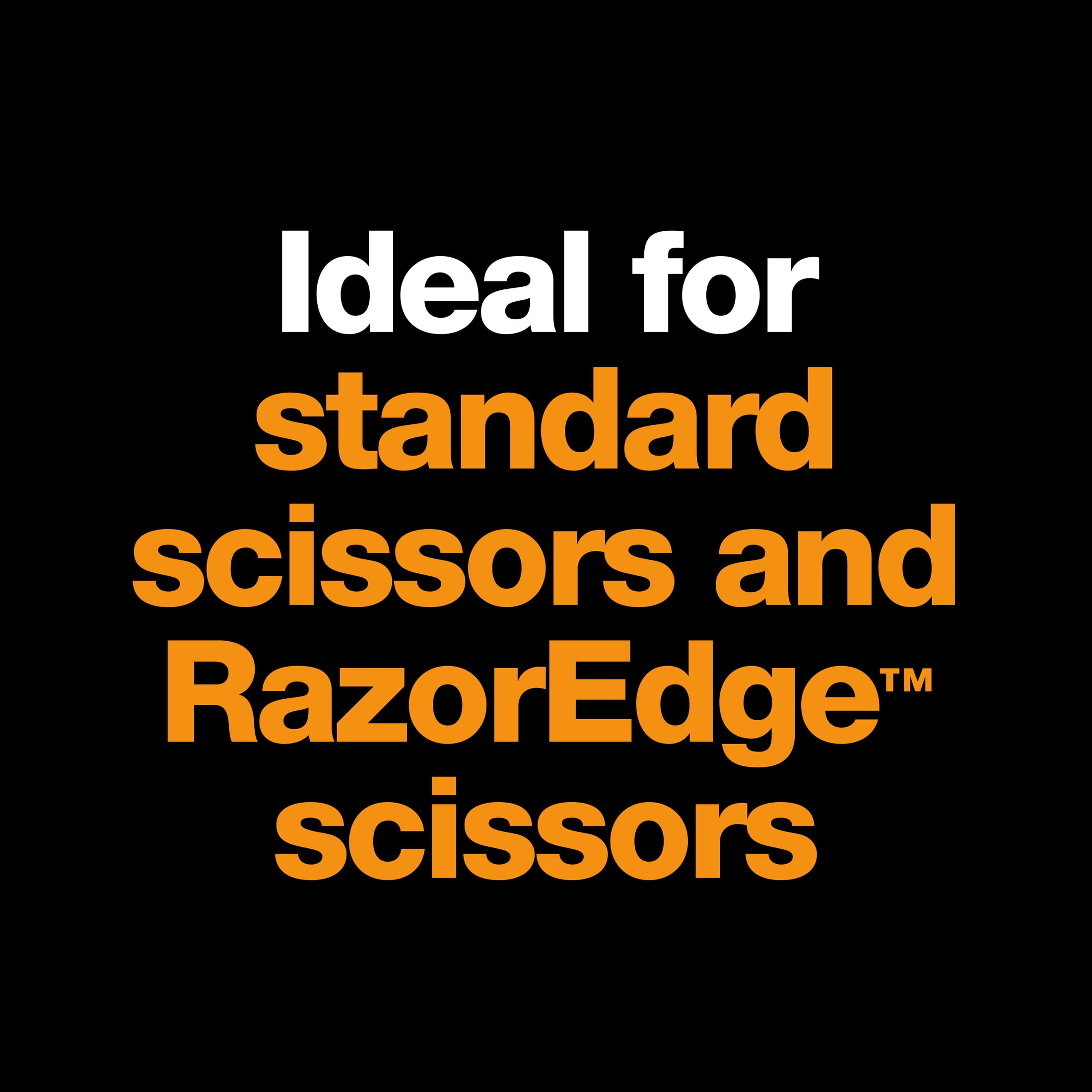 Fiskars Universal Scissors Sharpener, Ceramic Sharpening Heads, Automatic Adjustment, White