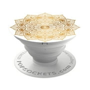 Popsockets Grip for Cell Phones, PopGrip Golden Silence
