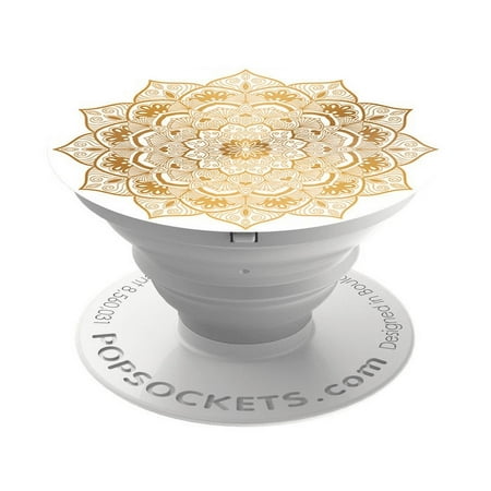 Popsockets Grip for Cell Phones, PopGrip Golden Silence