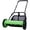 Green, variant on LuckyNote 14-Inch 5-Blade Push Reel Lawn Mower with Grass Catcher – Blue