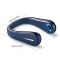 thumbnail image 3 of Ventilador de cuello portátil sin aspas 2400 MAh Ventilador personal silencioso para deportes al aire libre (Azul) Likrtyny Libre de BPA, 3 of 6
