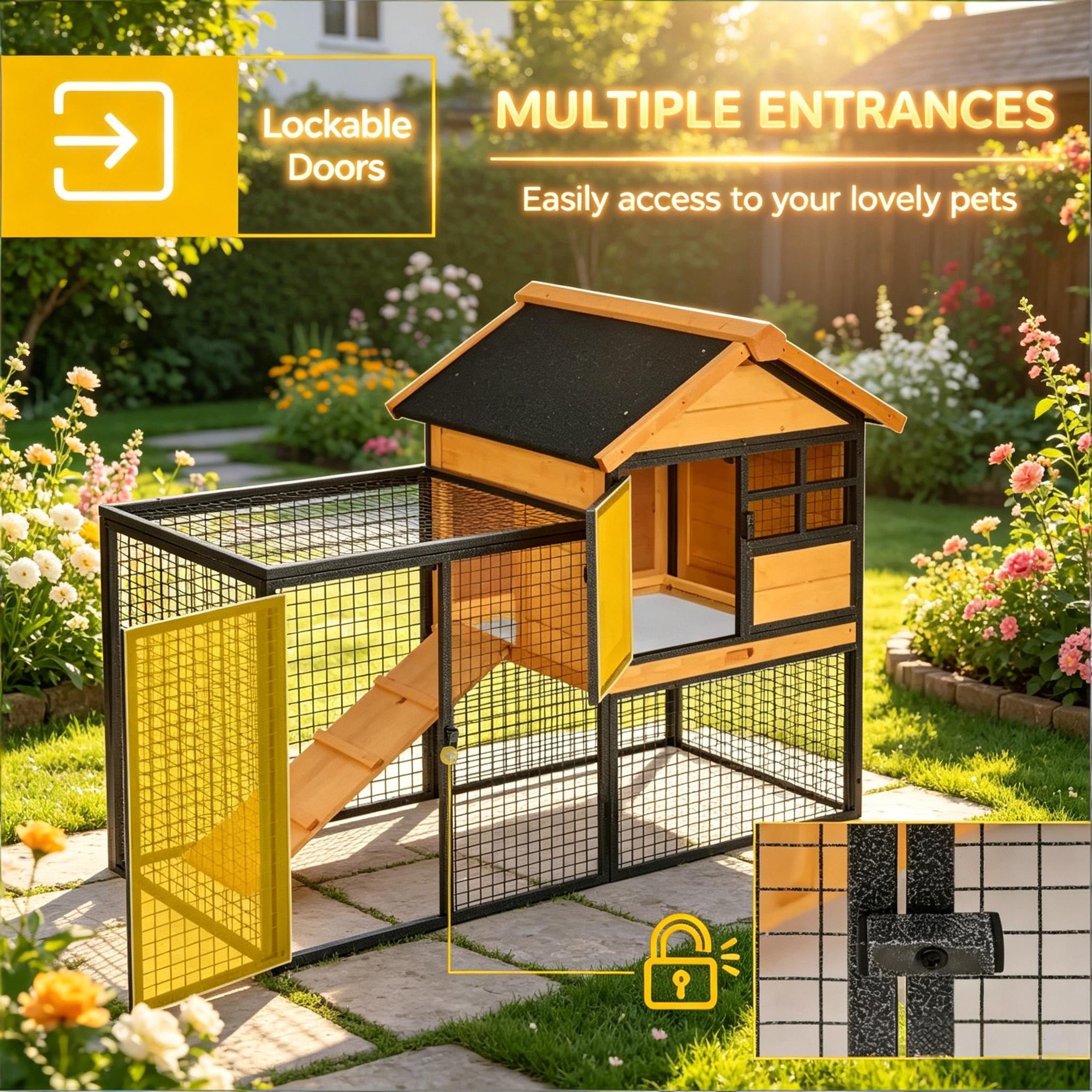 Pet House,Rabbit House,Outdoor Rabbit Cage,Rabbit hutch