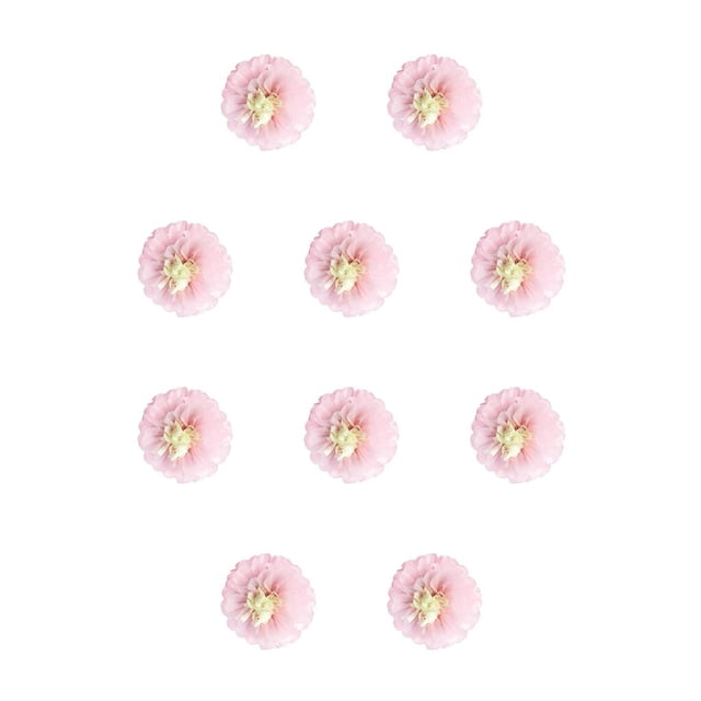 Bearachild Flores de papel Decoraciones florales para pared Adorno de bricolaje Rosa claro 15cm Rosa Claro 15cm 10piezas