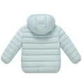 thumbnail image 4 of JUMEYU Girls Puffer Jackets Girls Winter Puffer Lightweight Coat Thick Padded Soft Fleece Jacket with Hood Size 9-10 (Sky Blue,9-10 Years), 4 of 9