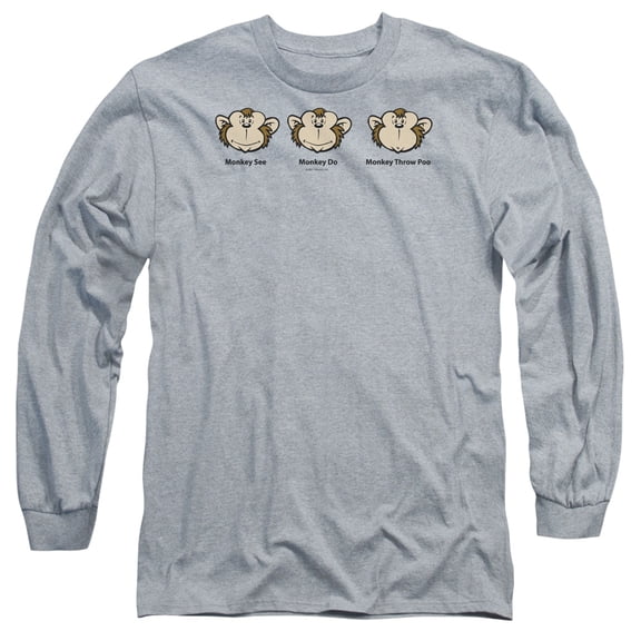 - Monkey See... - Long Sleeve Shirt - XXX-Large