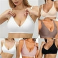 thumbnail image 3 of Gotreflect Jelly no Underwire Bra for Women, Deep V line-Free Push Up Bra, Comfortable Supportive Bras with Adjustable Straps, 3 of 13