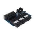 thumbnail image 1 of Conmutador de fibra Ethernet de 100 M, placa PCBA, convertidor de medios ópticos de 20 km, 3 fibras, RJ45, compatible con RPOE, conmutador de fibra SC simplex., 1 of 7