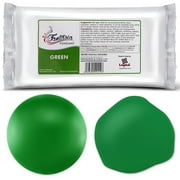 Fantasia Fondant, Green Vanilla, 2.2 lbs pack
