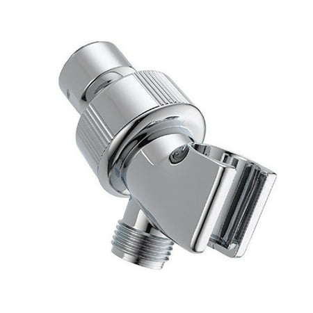 

Shower Arm Holder for Handheld Shower Head Adjustable Mount Bracket Shower arm Adapter with Swivel Ball Universal Mount Chrome