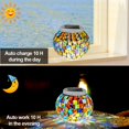 thumbnail image 3 of Luces de jardín con bolas de vidrio alimentadas con energía solar Aukora Mosaic Glass, 3 of 9