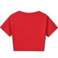 thumbnail image 2 of THJRPQJFD 2 Piece Outfits for Girls Summer Gym Shorts Sets Kids Crewneck Fitted Crop Top & Elastic Waist Shorts Casual Workouts Yoga Activewear for Teens 3-14T Toddler Girl Clothes, 2 of 3