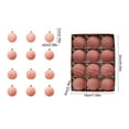 thumbnail image 2 of Fwttom Furry Christmas Balls Set of 12 - Deluxe Shatterproof Christmas Ball Ornaments, Xmas Tree Hanging Ornaments with Hanging Loop, Holiday Wedding Christmas Decor Party Supplies, 2", Rose Gold, 2 of 7