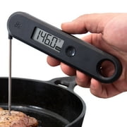 GreaterGoods Food Meat Cooking Thermometer, Food Grade Kitchen Tool Used with Foods Like Bread, Meats, Candy, Oil, BBQ Grill, and More (Dark Grey)