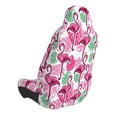 thumbnail image 3 of Picia Flamingo Print Waterproof Sweating Car Seat Cover for Post Gym Workout, Running, Beach and Hiking, Universal Fit Anti-Slip Bucket Seat Protector, 3 of 5