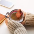 thumbnail image 5 of 1 piece（gray+coffee）Cute Silicone Tea Infuser Food Grade Grenade Shape Design Tea Filter Silicone Stool Shape Hot Tea Infuser Tea Strainer Ball Filter Rojo Verde, 5 of 5