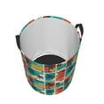 thumbnail image 5 of Uemuo Colorful Hawaii Palms Pattern Circular Laundry Hamper Basket with handles,Collapsible laundry basket,Large capacity laundry hamper,Laundry Organizer-Small, 5 of 8
