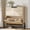 wood color, variant on Kselythan Shoe Storage Cabinet With 2 Flip Drawers,Hidden Shoe Cabinet,Narrow Shoe Rack Cabinet,Freestanding Wood Shoe Organizer With Metal Legs For Entryway Foyer Hallway Living