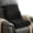 Black, variant on Memory Foam Recliner Cushions with Lumbar Support Pillow Set for Elderly, 20x20x5 Inch Dual-Layer Design Non-Slip Recliner Seat Cushion & Back Support Pillow for Reduce Hip & Lumbar Pain, Brown