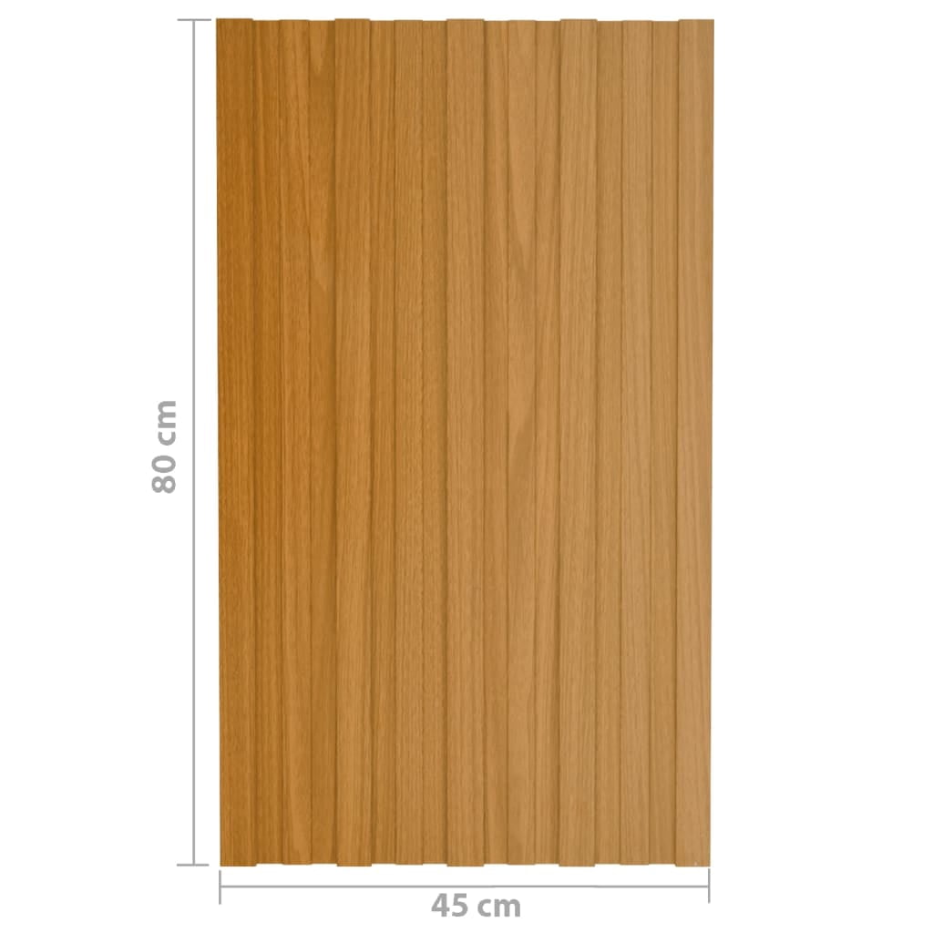 vidaXL Roof Panels Profile Sheet Roofing Garage Mobile Homes Galvanized Steel