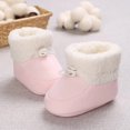 thumbnail image 5 of Huowey Fashion Colorful Little Girls Winter Warm Baby Knitted Pre Walkers Boots For Baby Trendy Shoes, 0-6 Months, 5 of 8