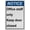 Warning Sign 2, variant on Industrial ANSI Horizontal Employees Only Sign - 8"x12" Weatherproof, UV Resistant for Indoor/Outdoor Workplace (Office staff only Keep door closed)