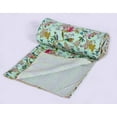New Floral Print Kantha Quilt King Quilt Inidan Bedspread Kantha