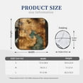 thumbnail image 3 of Wukai Antique Map Adventure Scene Car Front Windshield Sun Shade,Sun Visor Shield Block Automotive Interior Protector Blocks UV Rays-Medium, 3 of 6