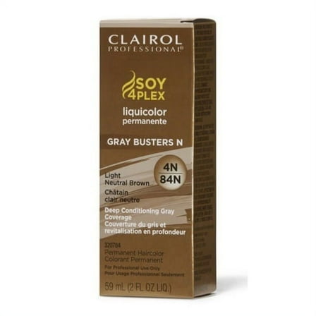 Clairol Permanent Liquicolor, 4N/84N Light Neutral Brown, 2 oz.
