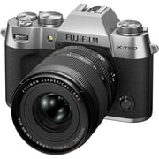 Fujifilm X-T50 Mirrorless Digital Camera (Silver) w/ XF16-50mmF2.8-4.8 R LM WR Lens Kit