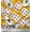 Honey Orange, variant on Soimoi Cotton Jersey Fabric Indoor Game Poker Card Sports Print Fabric by the Yard 58 Inch Wide