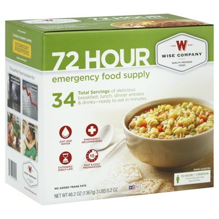 Wise Company 72 Hour Emergency Food Supply, 48.2