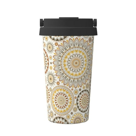 

Junzan Flowers and Leaves for Stainless Steel Vacuum Insulated Tumbler - Reusable Insulated Cold Brew Iced Coffee Cup Thermos -Gifts for Women Men Him Her