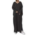 thumbnail image 1 of Ketyyh-chn99 Blouses pour Femmes Mode Chic Grande Taille Décontractée Robe de Plage Robe de Plage Automne Décontractée Ample Mini-Robe Noir,m, 1 of 5