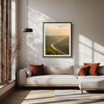 thumbnail image 2 of Grandview Sunrise, New River Gorge 04 - Glen Jean West Virginia Photography Nature Landscape Forest Scenic Mountain Sunset Black Framed Wall Art Print 6 x 8 inches, 2 of 4