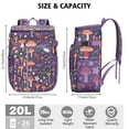 thumbnail image 3 of Cooler Backpack Insulated Backpack Cooler for Men & Women,Mushroom Drink Beverage Beer Bag Cooler for Road Trips, 3 of 6