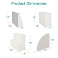 thumbnail image 7 of Best Choice Products Soft Foam Climbing Blocks for Toddlers, 4-Piece Play Set, Easy-Clean Vinyl - Neutral, 7 of 7