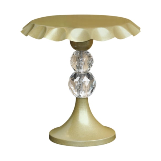 Soporte para pasteles, pedestal para pasteles, organizador de cosméticos, accesorios para fotos, exhibición de dulces Oro L