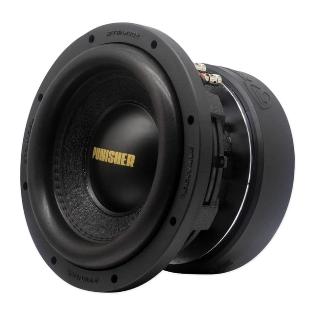 Subwoofer para auto Rockville Punisher de 12" 1400 W RMS doble de 1 ohmio