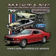 thumbnail image 3 of Wild Bobby Ford Mustang Untamed Spirit Mens Cars and Trucks Men Tee, 3 of 6