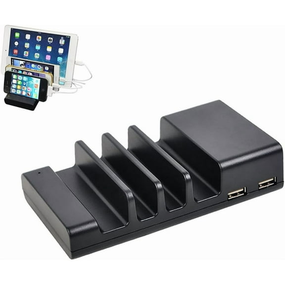 4 Phone Dock Station Tablet Holder Phone Charger Cell Phone Stand Charger Holder for Phone Computer Pad Phone Dock Charger Charging Stand